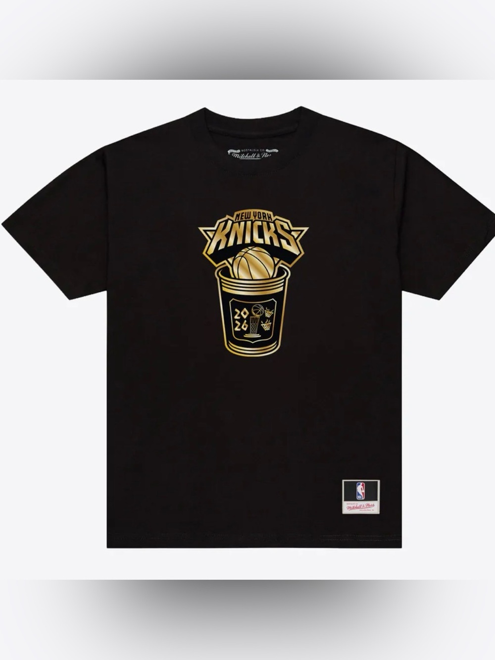 NEW YORK KNICKS 2026 NBA FINAL CHAMPIONS COFFEE CUP  T-SHIRT